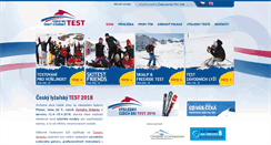 Desktop Screenshot of ceskyskitest.cz